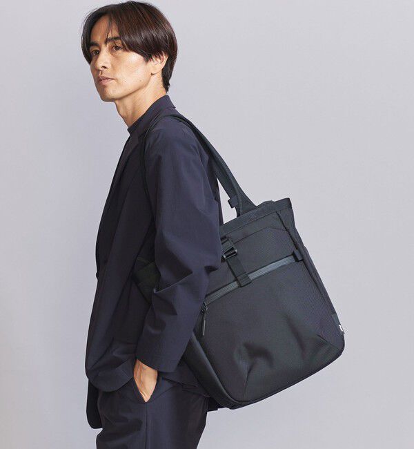 BEAUTY&YOUTH UNITED ARROWS「【別注】 ＜Aer＞ COMMUTER TOTE/バッグ」|トートバッグ|BLACK