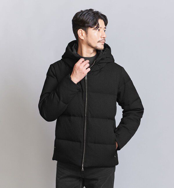 BEAUTY&YOUTH UNITED ARROWS「【WEB限定 WARDROBE SMART】LANATEC フード ダウンジャケット」|ダウン|