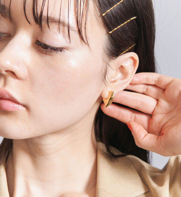 BEAUTY&YOUTH UNITED ARROWS「＜LAPUIS＞Plump Heart ピアス」|ピアス|GOLD
