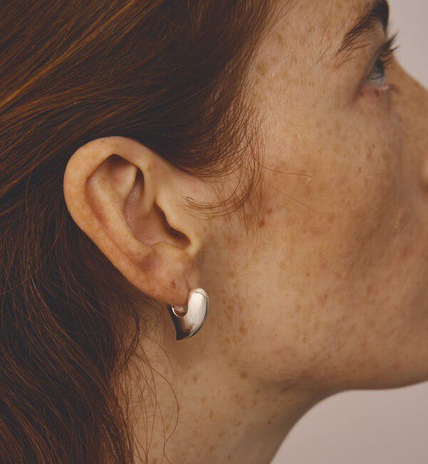 BEAUTY&YOUTH UNITED ARROWS「＜LAPUIS＞Plump Heart ピアス」|ピアス|SILVER