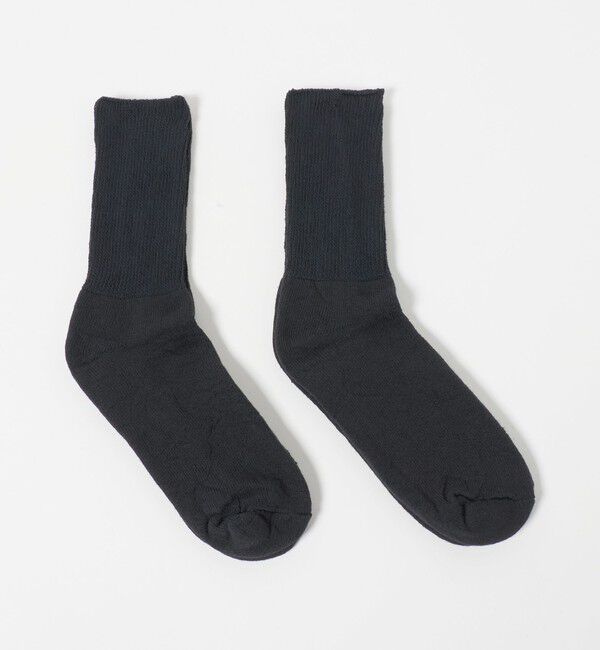 BEAUTY&YOUTH UNITED ARROWS「＜The Railroad Sock＞SOCK M/T CREW2P」|ソックス|BLACK