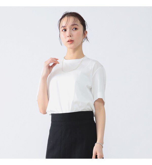 Demi-Luxe BEAMS 「SLOANE / コットン天竺  Tシャツ」|Tシャツ・カットソー|