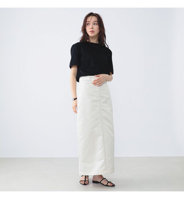 Demi-Luxe BEAMS 「SLOANE / コットン天竺  Tシャツ」|Tシャツ・カットソー|