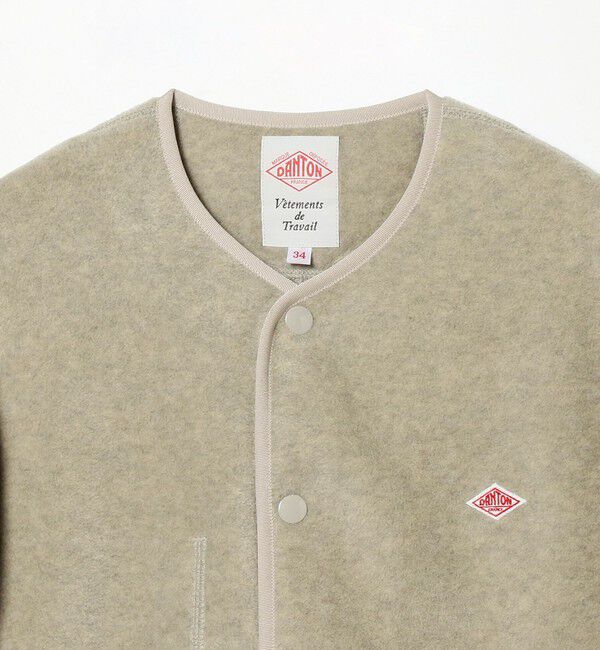 Ray BEAMS 「DANTON / FLEECE COLLARLESS JACKET」|ブルゾン・スタジャン|