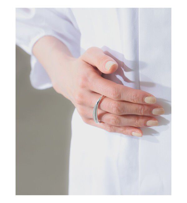 Demi-Luxe BEAMS 「ISOLATION / カーブ ダブルフィンガー リング シルバー」|その他|SILVER