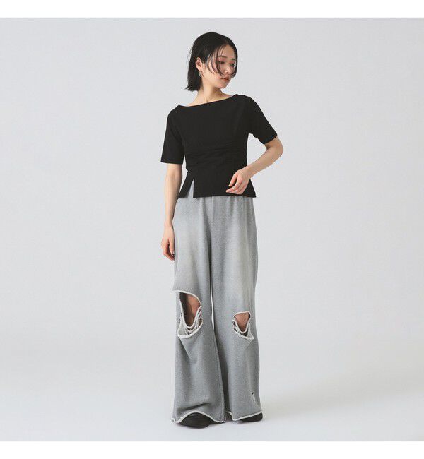 Ray BEAMS 「ダメージ スウェット パンツ」|その他|