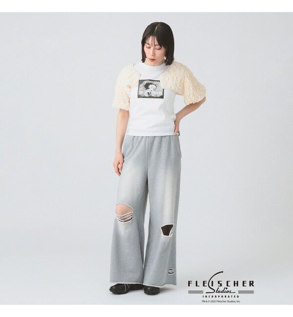 Ray BEAMS 「ダメージ スウェット パンツ」|その他|