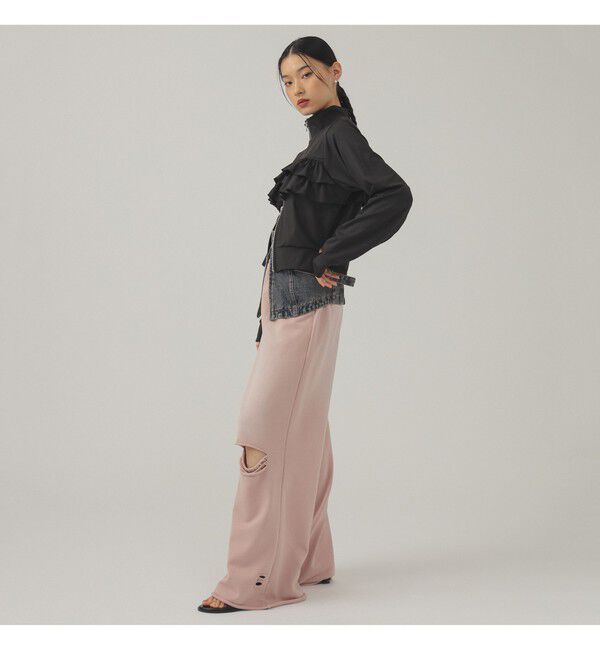 Ray BEAMS 「ダメージ スウェット パンツ」|その他|