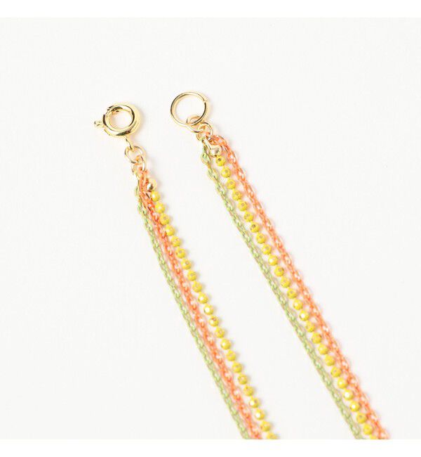 Ray BEAMS 「カラー 3チェーン ネックレス」|ネックレス|