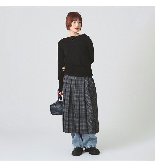 Ray BEAMS 「アシメ ネック ドレープ」|Tシャツ・カットソー|