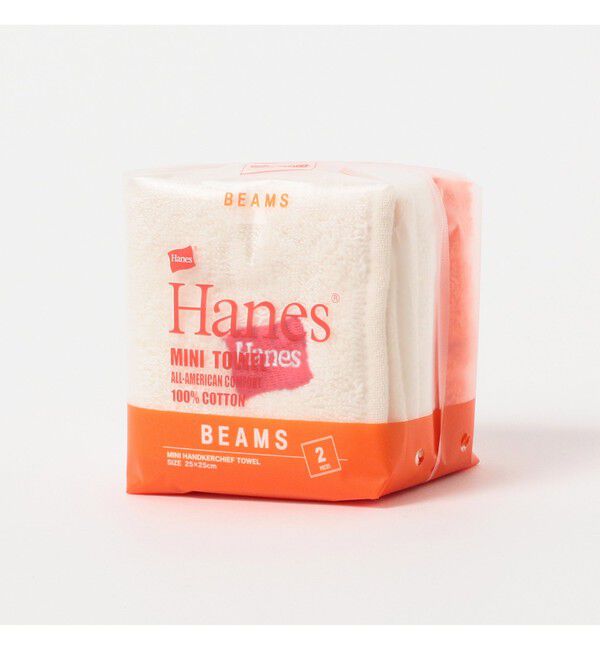 BEAMS「Hanes &times; BEAMS / 別注 MINI HANDKERCHIEF TOWEL」|トイレタリー・ランドリーグッズ|