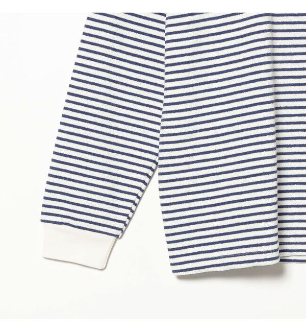 BEAMS PLUS「インレイ ストライプ ポケット Tシャツ」|Tシャツ・カットソー|