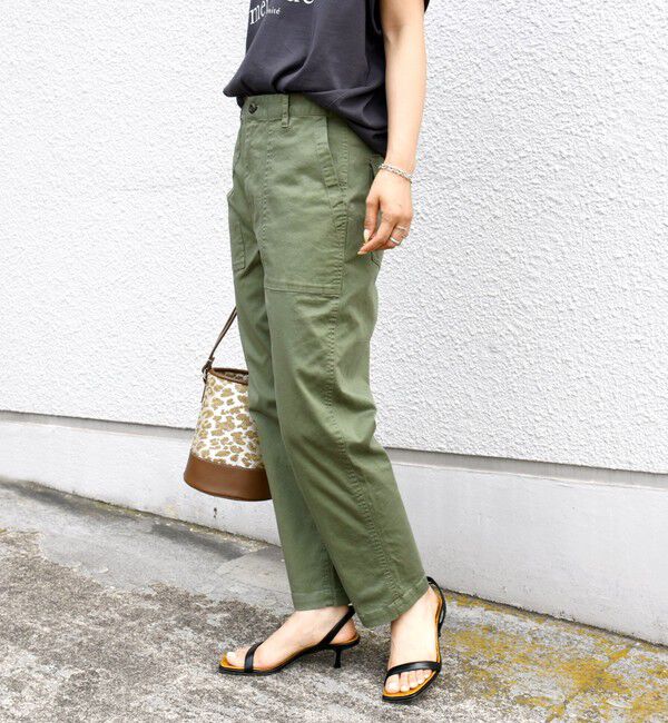 SHIPS for women「【WEB限定】ストレッチ ベーシック ベイカー パンツ」|その他|