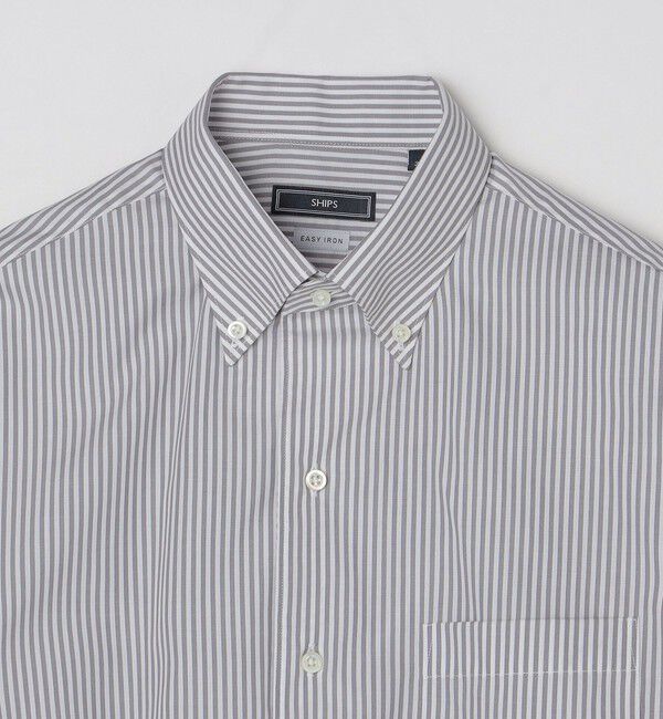 SHIPS「SHIPS: イージーアイロン ロンスト イタリアンボタンダウン シャツ」|シャツ・ブラウス|
