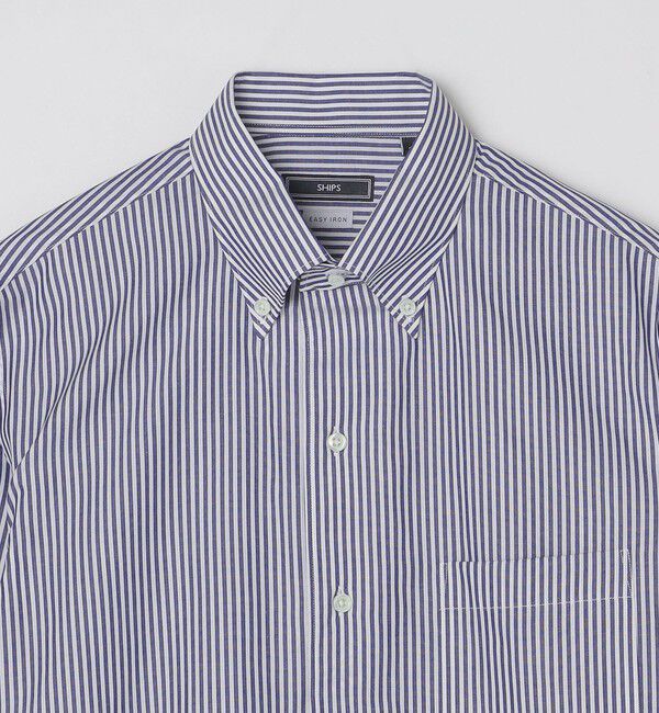 SHIPS「SHIPS: イージーアイロン ロンスト イタリアンボタンダウン シャツ」|シャツ・ブラウス|