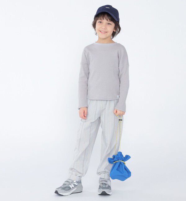 SHIPS KIDS「【SHIPS KIDS別注】THYARD:100～140cm / ソフト ワッフル 長袖 カットソー」|Tシャツ・カットソー|