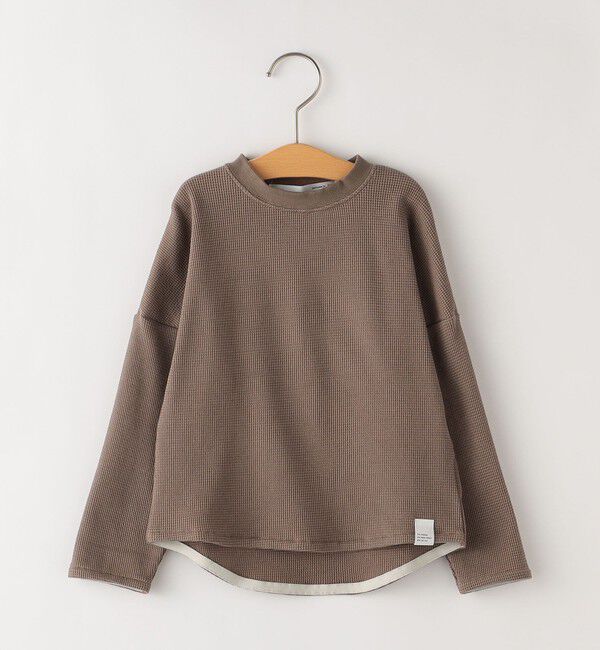 SHIPS KIDS「【SHIPS KIDS別注】THYARD:100～140cm / ソフト ワッフル 長袖 カットソー」|Tシャツ・カットソー|