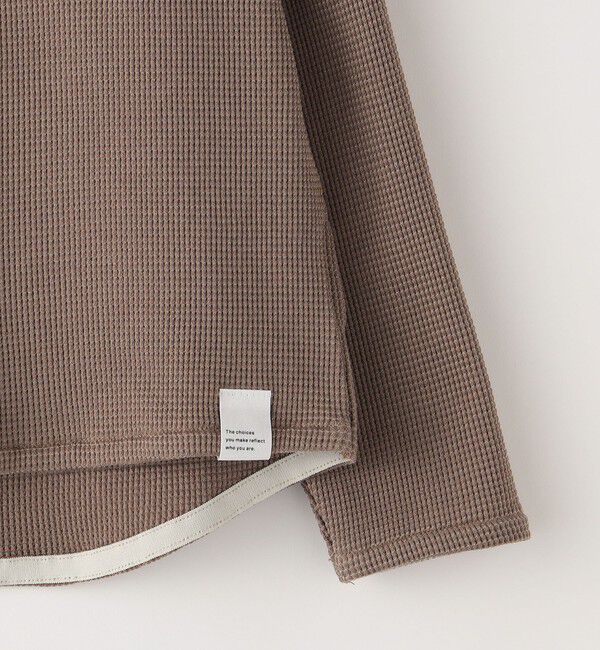 SHIPS KIDS「【SHIPS KIDS別注】THYARD:100～140cm / ソフト ワッフル 長袖 カットソー」|Tシャツ・カットソー|