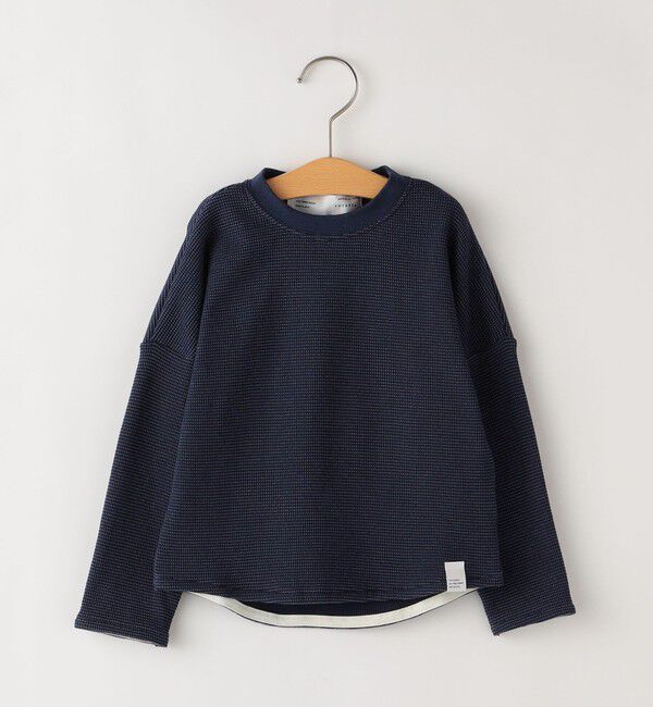 SHIPS KIDS「【SHIPS KIDS別注】THYARD:100～140cm / ソフト ワッフル 長袖 カットソー」|Tシャツ・カットソー|