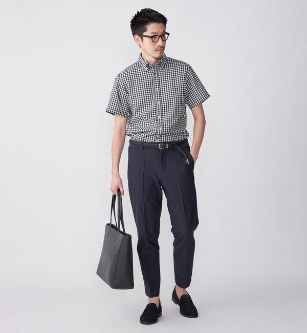 SHIPS「【WEB限定】SHIPS: 防シワ・吸水速乾 Drymix(R) ギンガムチェック パナマ シャツ」|シャツ・ブラウス|