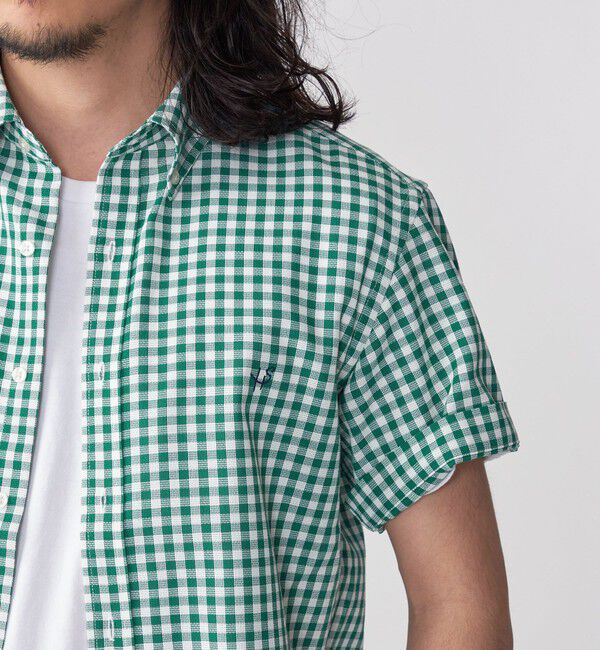 SHIPS「【WEB限定】SHIPS: 防シワ・吸水速乾 Drymix(R) ギンガムチェック パナマ シャツ」|シャツ・ブラウス|