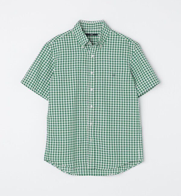 SHIPS「【WEB限定】SHIPS: 防シワ・吸水速乾 Drymix(R) ギンガムチェック パナマ シャツ」|シャツ・ブラウス|