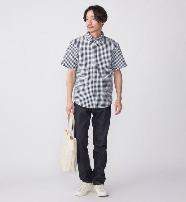 SHIPS「【WEB限定】SHIPS: 防シワ・吸水速乾 Drymix(R) ギンガムチェック パナマ シャツ」|シャツ・ブラウス|