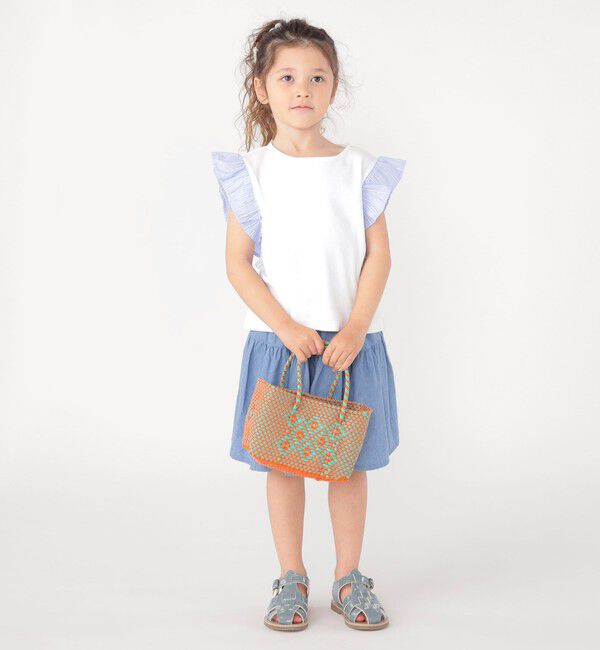 SHIPS KIDS「【SHIPS KIDS別注】Diminutivo:MINI BOLSA(SS)」|かごバッグ|