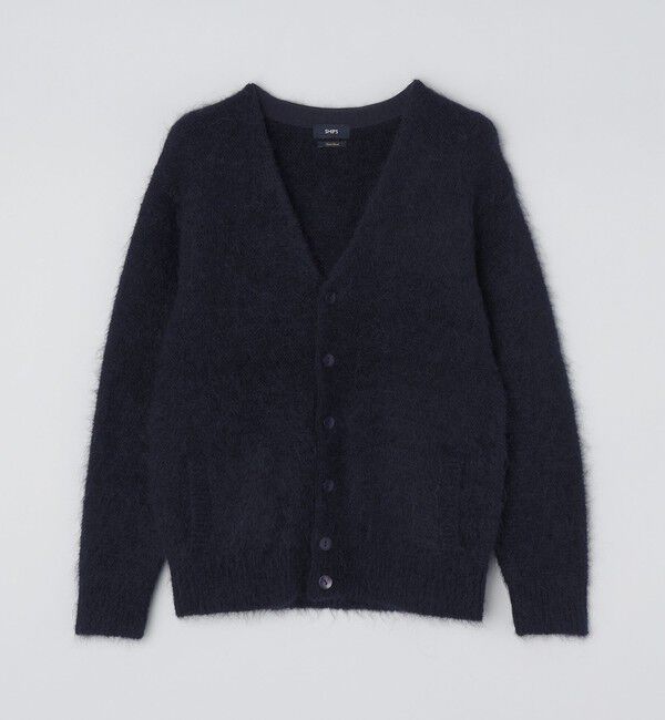 SHIPS「SHIPS: アルパカ ガーター Vネック カーディガン」|カーディガン|