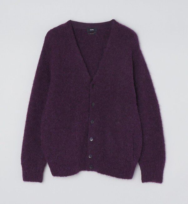SHIPS「SHIPS: アルパカ ガーター Vネック カーディガン」|カーディガン|