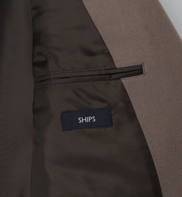 SHIPS「SHIPS: スーパー160'S メリノウール メルトン チェスターコート」|チェスターコート|