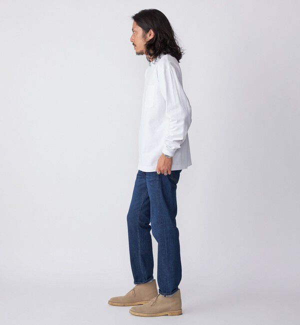 SHIPS「【WEB限定】SHIPS:〈汗染み防止加工〉ワンポイントロゴ ビッグシルエットヘビーウェイトTシャツ」|Tシャツ・カットソー|