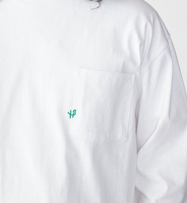 SHIPS「【WEB限定】SHIPS:〈汗染み防止加工〉ワンポイントロゴ ビッグシルエットヘビーウェイトTシャツ」|Tシャツ・カットソー|