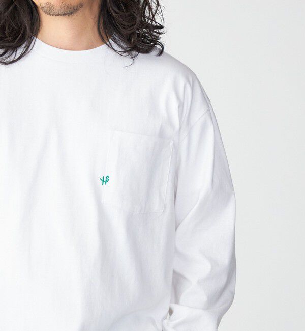 SHIPS「【WEB限定】SHIPS:〈汗染み防止加工〉ワンポイントロゴ ビッグシルエットヘビーウェイトTシャツ」|Tシャツ・カットソー|