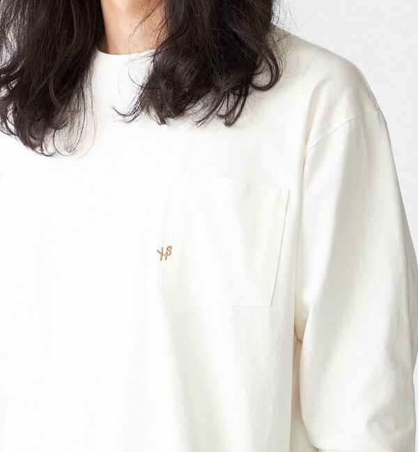 SHIPS「【WEB限定】SHIPS:〈汗染み防止加工〉ワンポイントロゴ ビッグシルエットヘビーウェイトTシャツ」|Tシャツ・カットソー|