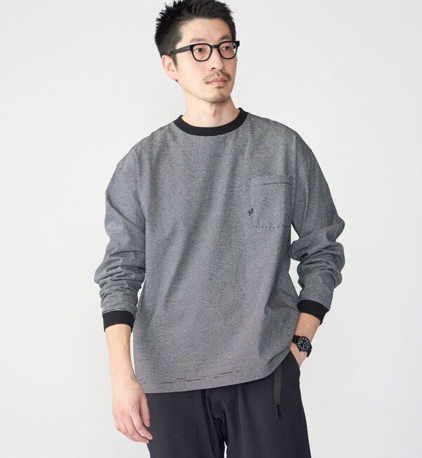 SHIPS「【WEB限定】SHIPS:〈汗染み防止加工〉ワンポイントロゴ ビッグシルエットヘビーウェイトTシャツ」|Tシャツ・カットソー|