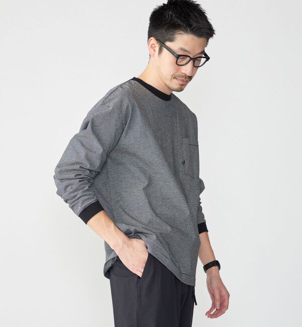 SHIPS「【WEB限定】SHIPS:〈汗染み防止加工〉ワンポイントロゴ ビッグシルエットヘビーウェイトTシャツ」|Tシャツ・カットソー|