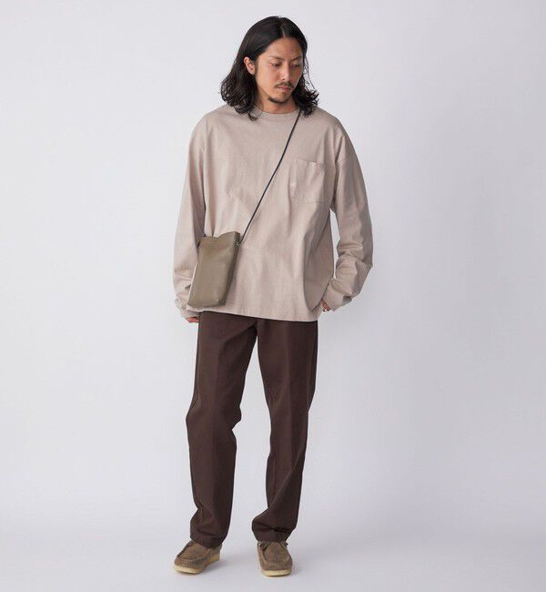 SHIPS「【WEB限定】SHIPS:〈汗染み防止加工〉ワンポイントロゴ ビッグシルエットヘビーウェイトTシャツ」|Tシャツ・カットソー|