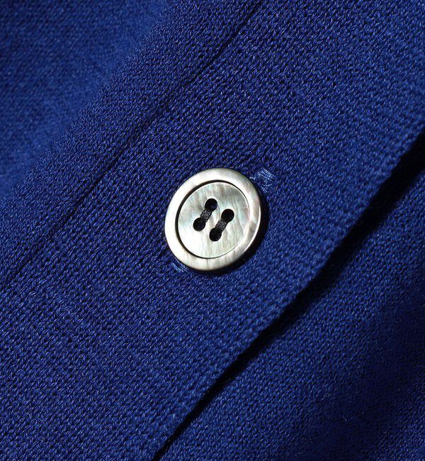 SHIPS any「SHIPS any:〈手洗い可能〉リネン ミックス Vネック ショート シアー カーディガン」|カーディガン|