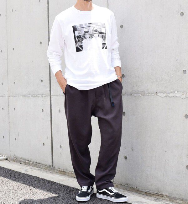 SHIPS any「【SHIPS any別注】GRAMICCI: ウールライク ルーズ テーパード パンツ◇」|チノ|