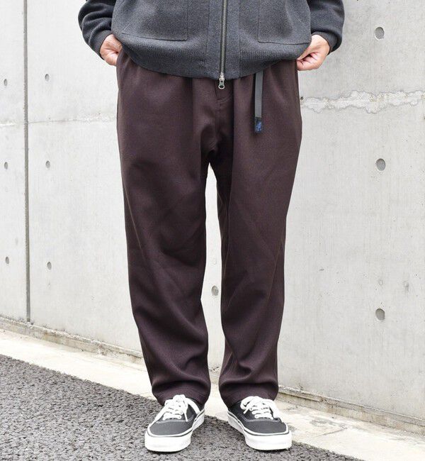 SHIPS any「【SHIPS any別注】GRAMICCI: ウールライク ルーズ テーパード パンツ◇」|チノ|