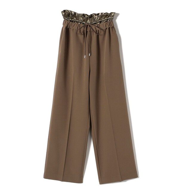 SHIPS Colors 「SHIPS Colors: 〈手洗い可能〉サテン ウエスト イージーパンツ◇」|その他|