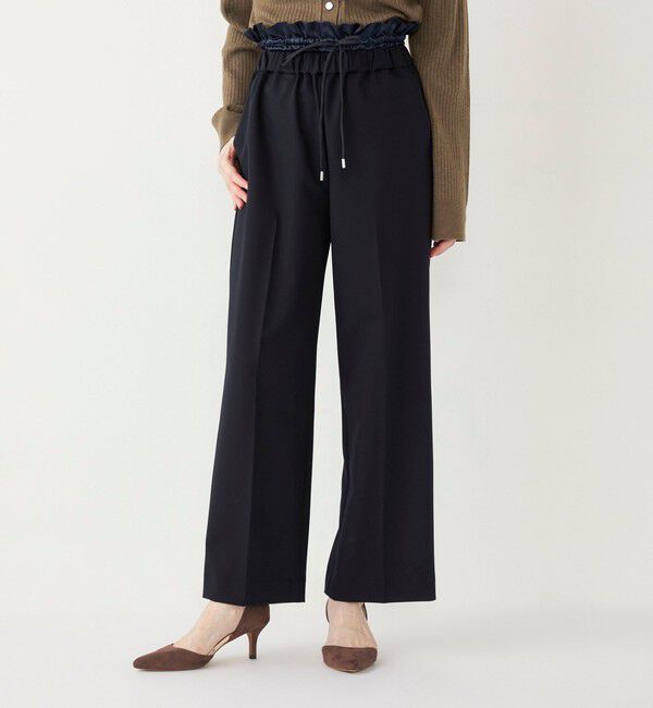 SHIPS Colors 「SHIPS Colors: 〈手洗い可能〉サテン ウエスト イージーパンツ◇」|その他|