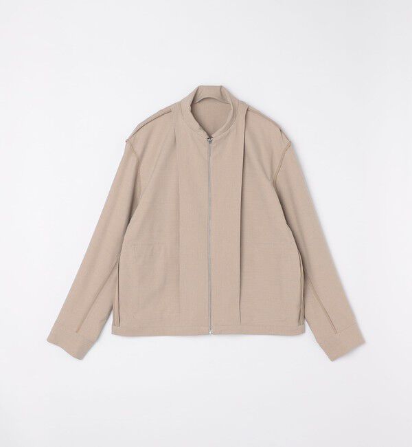 SHIPS「City Ambient Products: ウールライク ジップ ブルゾン (セットアップ対応)」|ブルゾン・スタジャン|