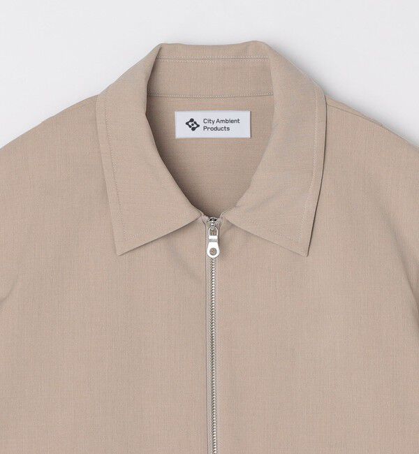 SHIPS「City Ambient Products: ウールライク ジップ ブルゾン (セットアップ対応)」|ブルゾン・スタジャン|