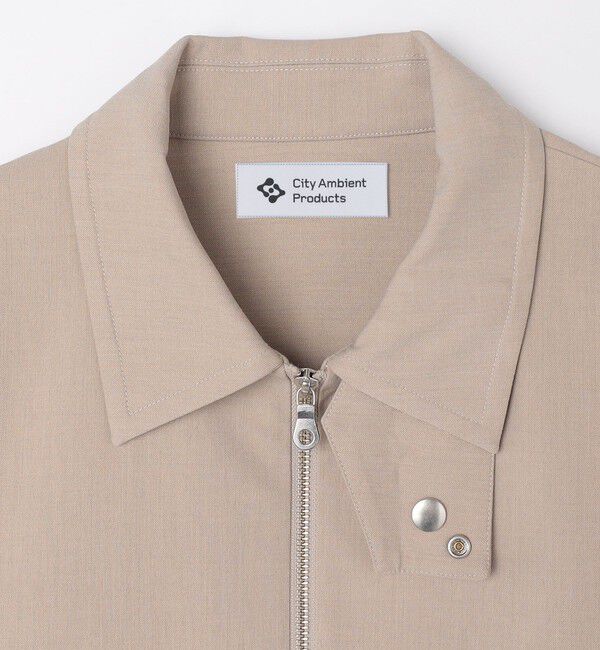 SHIPS「City Ambient Products: ウールライク ジップ ブルゾン (セットアップ対応)」|ブルゾン・スタジャン|