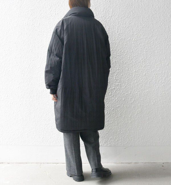 SHIPS any「SHIPS any: ナイロン スタンドカラー モンスター ミディ ダウン」|ダウン|