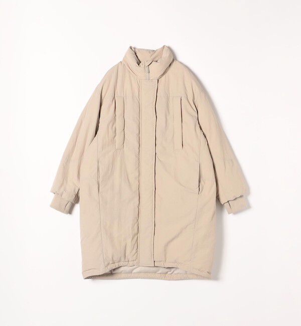 SHIPS any「SHIPS any: ナイロン スタンドカラー モンスター ミディ ダウン」|ダウン|