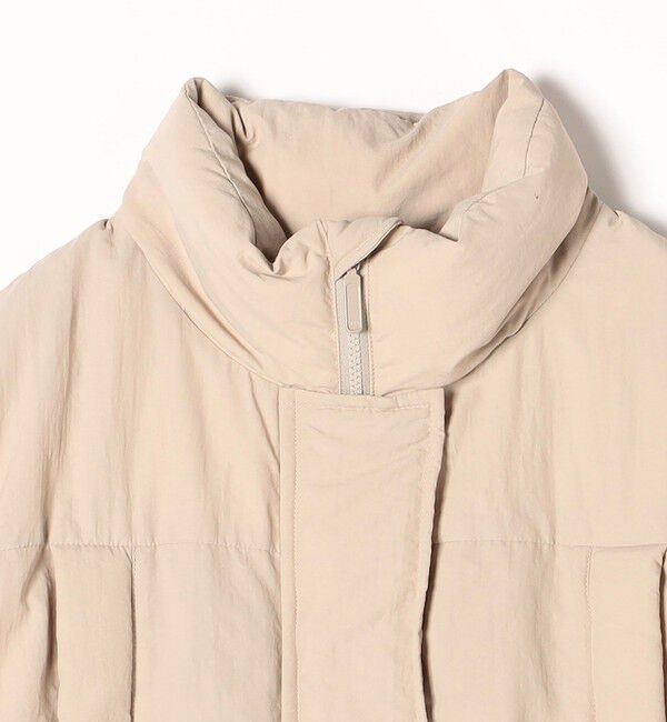 SHIPS any「SHIPS any: ナイロン スタンドカラー モンスター ミディ ダウン」|ダウン|