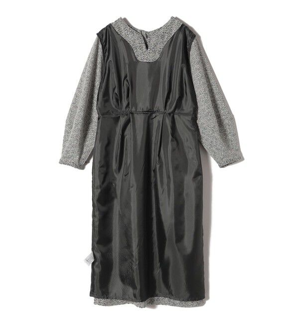 SHIPS for women「〈手洗い可能〉起毛 レース Iライン ワンピース」|ワンピース|